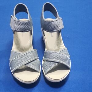 Clarks Light Blue Women's Sandals